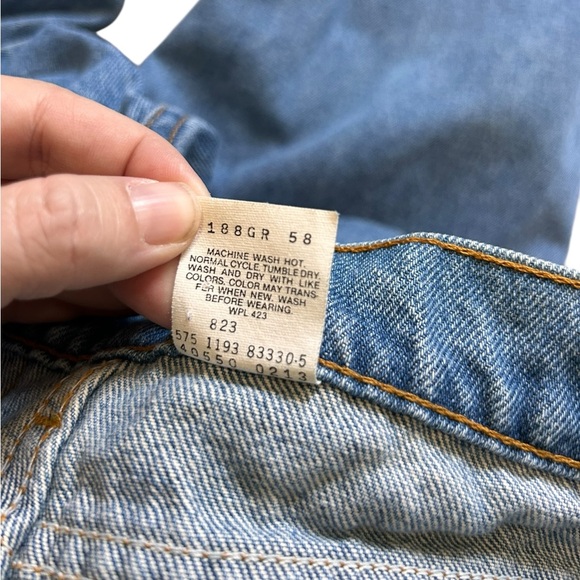 Levi’s 550 Vintage Made in USA 90s relaxed fit‎ tapered leg men’s jeans 36x32 - Picture 5 of 10